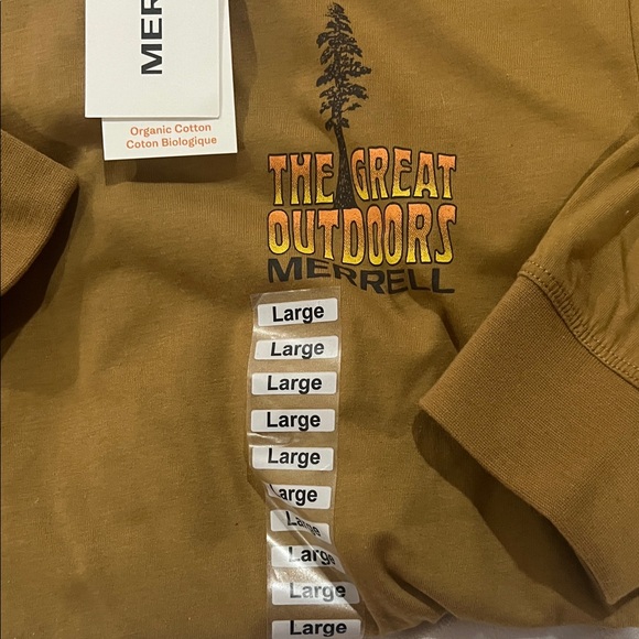 Merrell Tan Graphic Long Sleeve Shirt - Picture 3 of 6